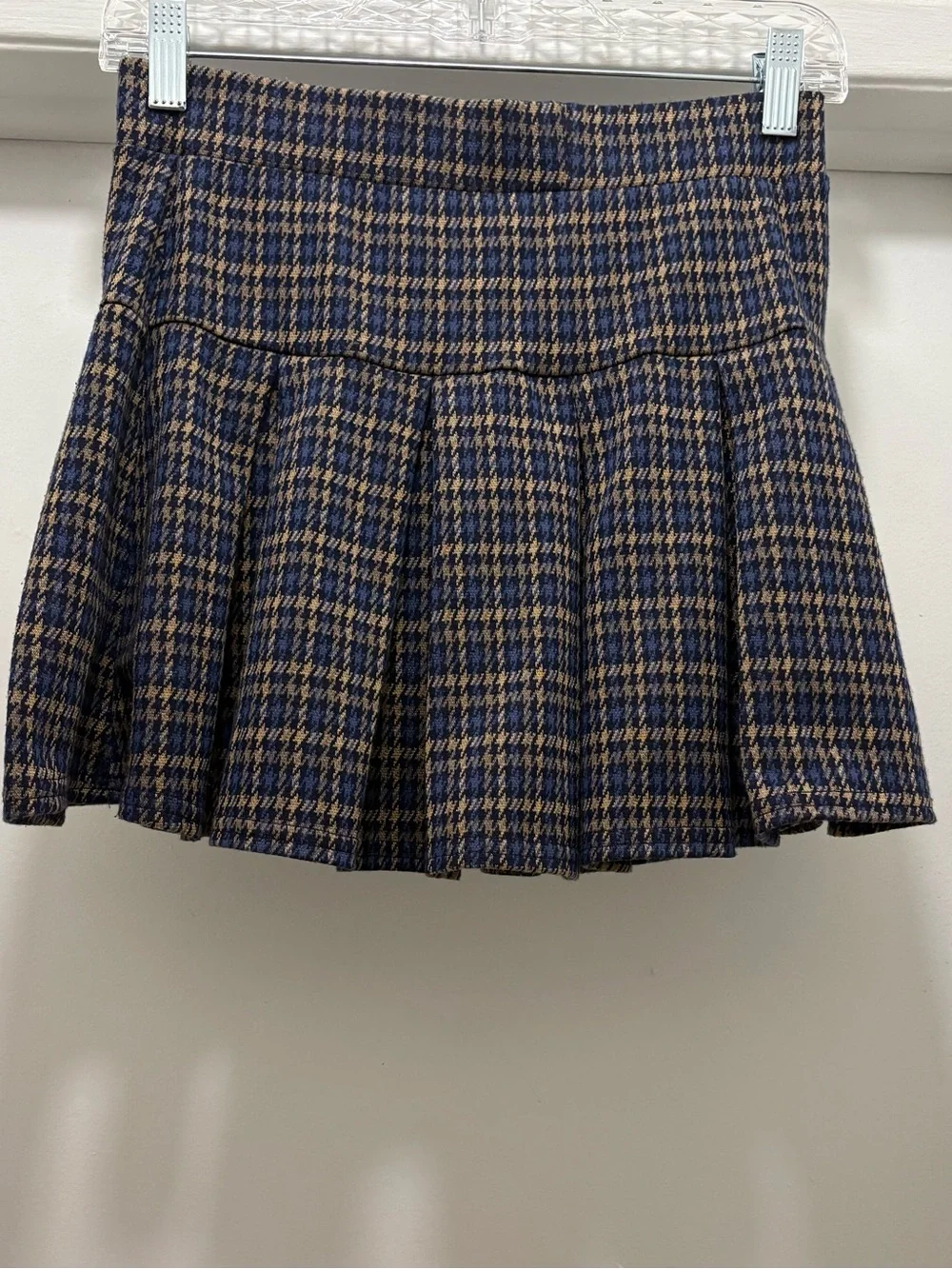American Eagle Outfitters Women’s Pleated Plaid Mini Skirt Size XS Grunge, Y2K